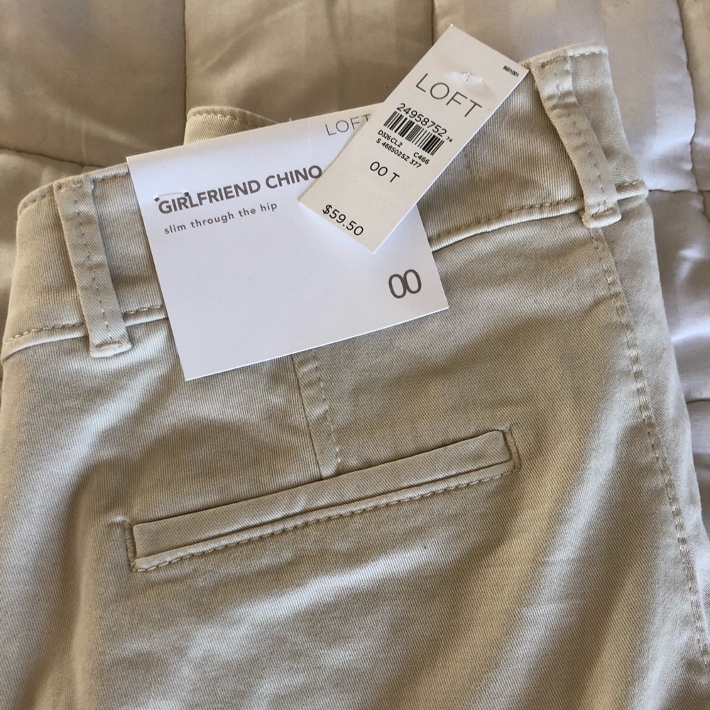 😍BRAND NEW Perfect Loft Girlfriend pants😍 - Picture 3 of 7